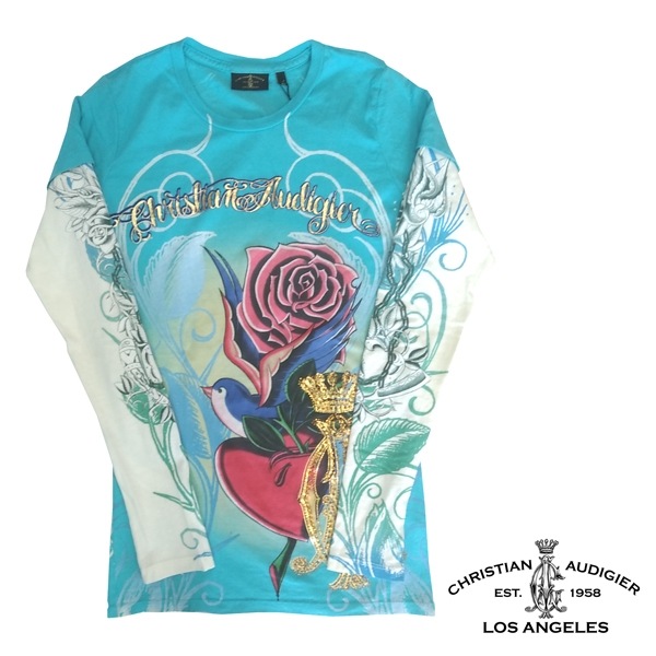 �ڥ������ ���ꥹ����󥪡��ɥ����� ��� Ĺµ �쥤�䡼�� ����T Christian Audigier ROSES ������ �֥롼 T����� �ϥꥦ�å� LA����� �ե��å���� ����� �����奢�� ���쥫�� ������ ���ɥϡ��ǥ��� Ed Hardy ����֥��� ���ȥ꡼�� ���å� �������� �֥���