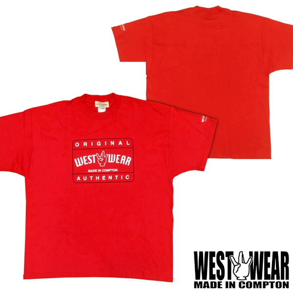 WEST WEAR メンズ 半袖 Tシャツ WESTWEAR AUTHENTIC プリント ロゴ 
