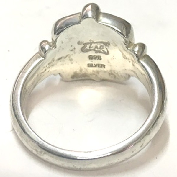 即納》SPACE LAB スペース ラボ SILVER リング 18号 メンズ レディース