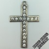 【セール】 HIPHOPジュエリー メンズ ネックレス トップ CROSS クロス 10 ジルコニア シルバー 925 プレーティング ストリート スタイル ヒップホップ アクセサリー ブリンブリン ジュエリー HIPHOP B系 ファッション ブランド ミュージック レディース