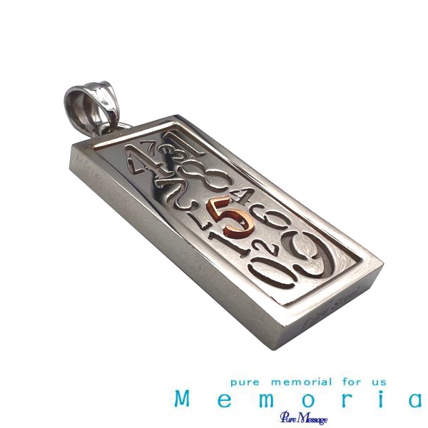 �����٤ʤ� ¨Ǽ �ԥ奢 ��å����������ꥢ��PURE MESSAGE MEMORIA ���ƥ�쥹 316L Numbers �ڥ����� PMM-702 ���������꡼ ���奨�꡼ ������ ��� ��ǥ����� �ڥ� �İ��� �͵� ���ե� �ץ쥼��� ��˫��