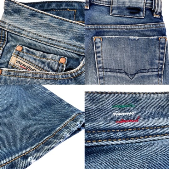 diesel ディーゼル　VIKER ダメージデニム　人気 diesel ディーゼル VIKER ダメージデニム 人気