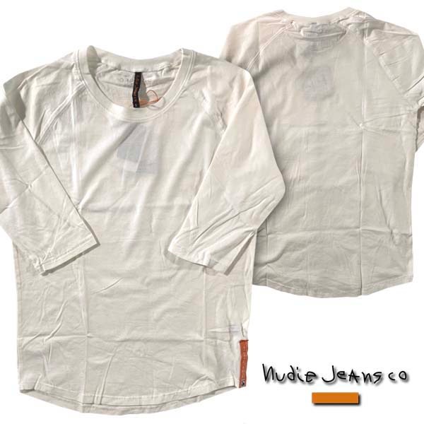 �����ȥ�åȡ������ꡡ�̡��ǥ��������� NUDIE JEANS ��� ����T ��ʬ�� Ĺµ T����� �ۥ磻�� ����� ������ �֥��� ����� �ե��å���� NUDIEJEANS �̡��ǥ��� �����ꥢ �ѥ�� ����ݡ��� �������� �����奢�� ������ ���쥫�� �������� ���� ����