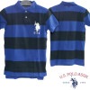 U.S. POLO ASSN ユーエスポロアッスン メンズ 半袖 ボーダー ポロシャツ PONY ポニー ブラック ブルー カジュアル アメカジ スタイル ファッション