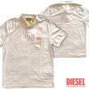 ディーゼル DIESEL メンズ ポロシャツ ホワイト プレミアム ジーンズ デニム インポート ファッション safari サファリ LEON レオン オーシャンズ 掲載 ブランド イタリア ヨーロピアン ウェア セレカジ カジュアル スタイル 正規品