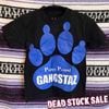 デッドストック アメリカ製 DPG Puppy Pound GANGSTAZ キッズ Tシャツ DPG Stamp ブラック MADE IN USA