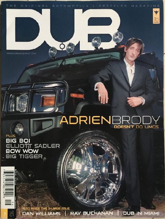 ڥ֥ޥ USǡ No.16 DUB Magazine USA Adrien Brody ͢ ưֻ ɥꥢ󡦥֥ǥ 饤ե 饰奢꡼ ޥ ५ ϥꥦå     ¤ ե顼 ٥ȥ졼 ۥ