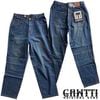 アウトレット 訳あり ガッティー メンズ デニム パンツ ネイビー #3042 GAWTTI ガウティ Boo Yaa T.R.I.B.E ブーヤー トライブ ストリート スタイル HIPHOP ウェアー ヒップホップ 西海岸 ファッション LA カジュアル ブランド ウェア 大ジーパン ボトムス