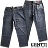 ガッティー メンズ デニム パンツ ネイビー #3040 GAWTTI ガウティ Boo Yaa T.R.I.B.E ブーヤー トライブ ストリート スタイル HIPHOP ウェアー ヒップホップ 西海岸 ファッション LA カジュアル ブランド ウェア 大ジーパン ボトムス