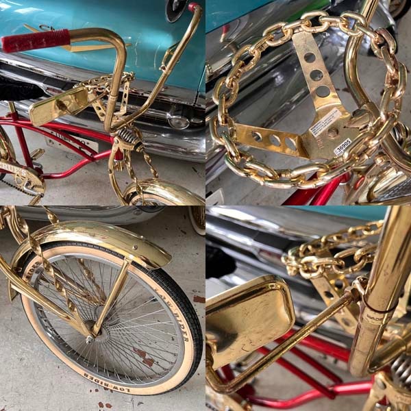 ローチャリ　CRUES LOWRIDER クルーズ ローライダー　引き取りのみ ローライダー自転車 クルーズ カスタム ライトブルー ローチャリ