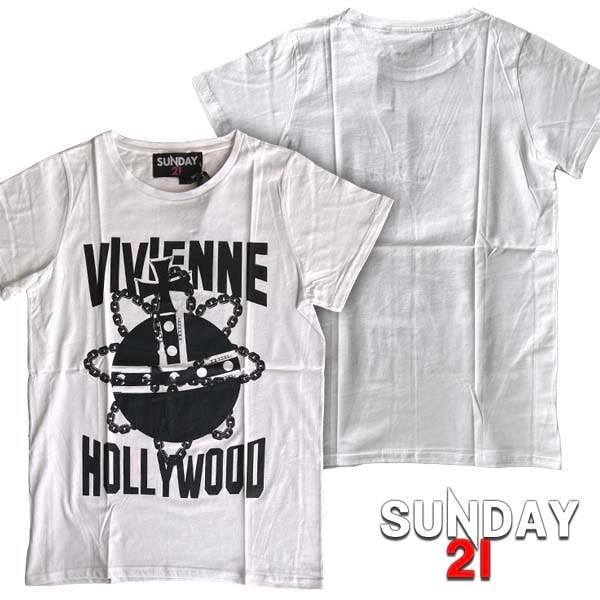 イタリア製 SUNDAY21 サンデー21 メンズ Tシャツ Vivienne Westwood