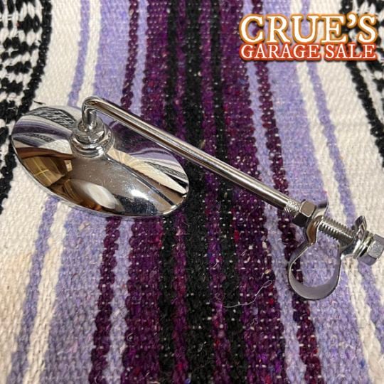 ���ʸ¤� �����ȥ�å� LOWRIDER ALLOY OVAL MIRROR CHROME �����饤���� �����Х� �ߥ顼 ��������