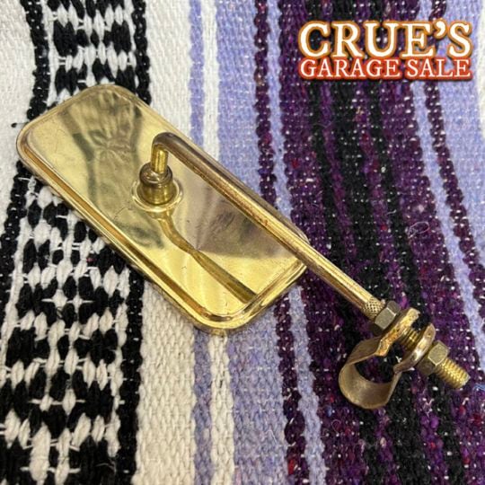 ���ʸ¤� �����ȥ�å� LOWRIDER RECTANGLE MIRROR ALL GOLD Ĺ���� �ߥ顼 �������