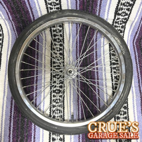 ���ʸ¤� �����ȥ�å� LOWRIDER 20inch FRONT WHEEL 36 SPOKE CHROME �����饤���� 20����� �ե���� �ۥ����� 36���ݡ��� ��������