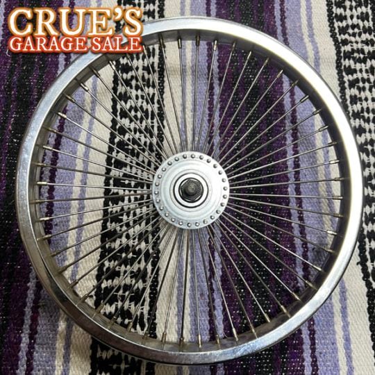 ���ʸ¤� �����ȥ�å� LOWRIDER 16inch FRONT WHEEL 72 SPOKE CHROME �����饤���� 16����� 72���ݡ��� �ե���� �ۥ����� ��������