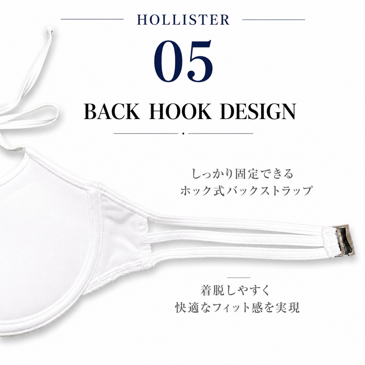 �ۥꥹ���� Hollister ��ǥ����� ���� �졼�� �ӥ��� �ۥ磻�� �� �ѥå����� �ۥ륿���ͥå� �����ɥ�ܥ� ���ѥ졼�� �����०���� �� �ס��� S M