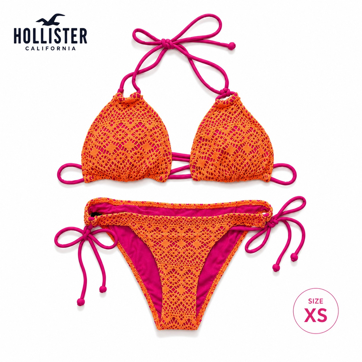 HOLLISTER �ۥꥹ���� ��ǥ����� �졼�� �ӥ��� ���� ����� �ԥ� �ͥ��󥫥顼 ���ѥӥ��� �졼�����å� �꥾���� �� �ס��� XS