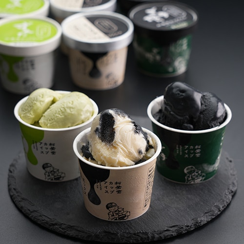 胡麻とずんだのアイスクリーム