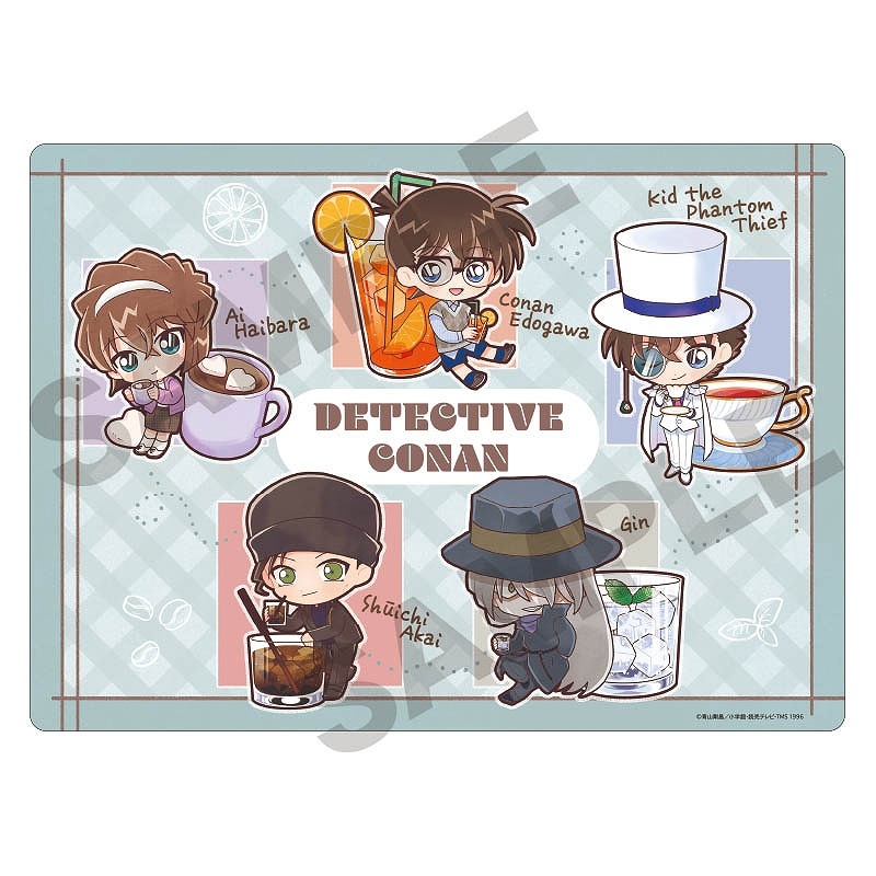 予約商品3月下旬発送 名探偵コナン 下敷き ミントグリーン きゃらペコドリンク 名探偵コナン クラックスオンラインストア