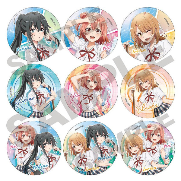 やはり俺の青春ラブコメはまちがっている。完 アート缶バッジ＿由比ヶ