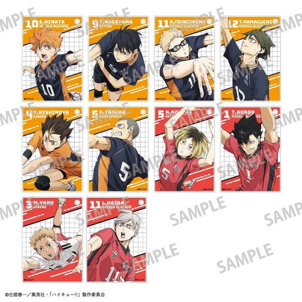 アクリル アート 再販][BOX販売]PalVerse ハイキュー‼ -6個入り