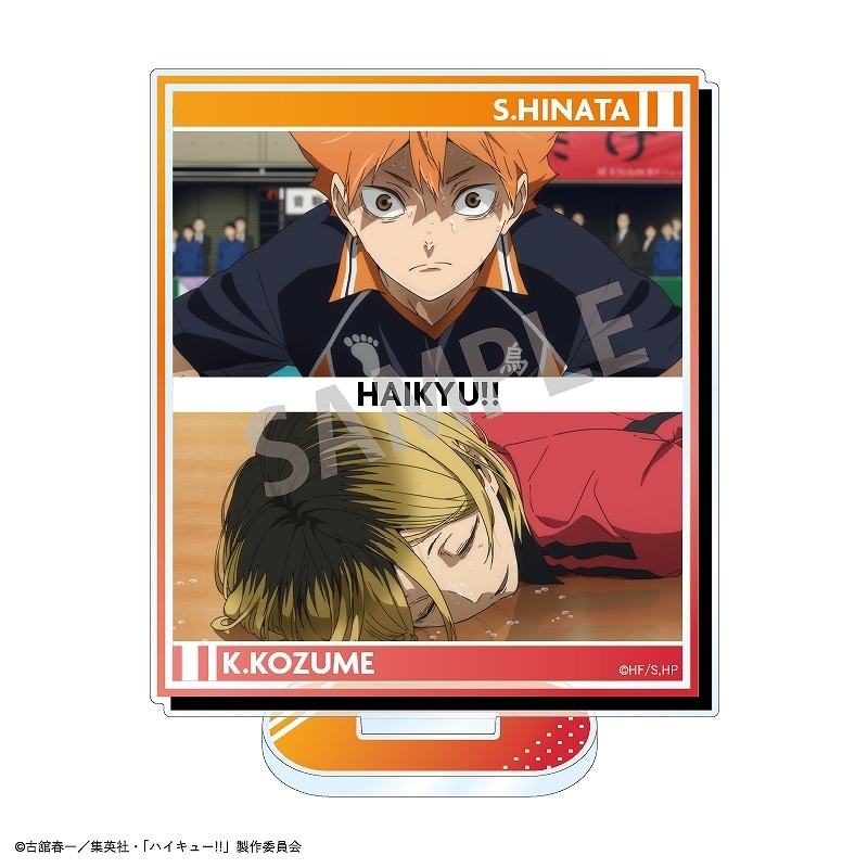 停止 日向翔陽 孤爪研磨 他 TBS MBS限定 てぬぐい カルタ風 ハイキュー ハイキュー!!」キャラがカルタ風にあしらわれた手ぬぐい