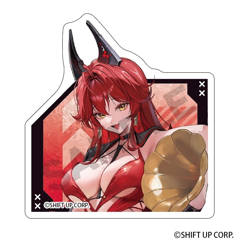 勝利の女神:NIKKE スタンドメモクリップ＿レッドフード:ナンセンスレッド