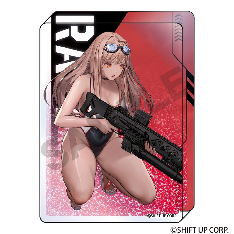 勝利の女神:NIKKE グリッターオイルインアクリルブロック＿ラピ