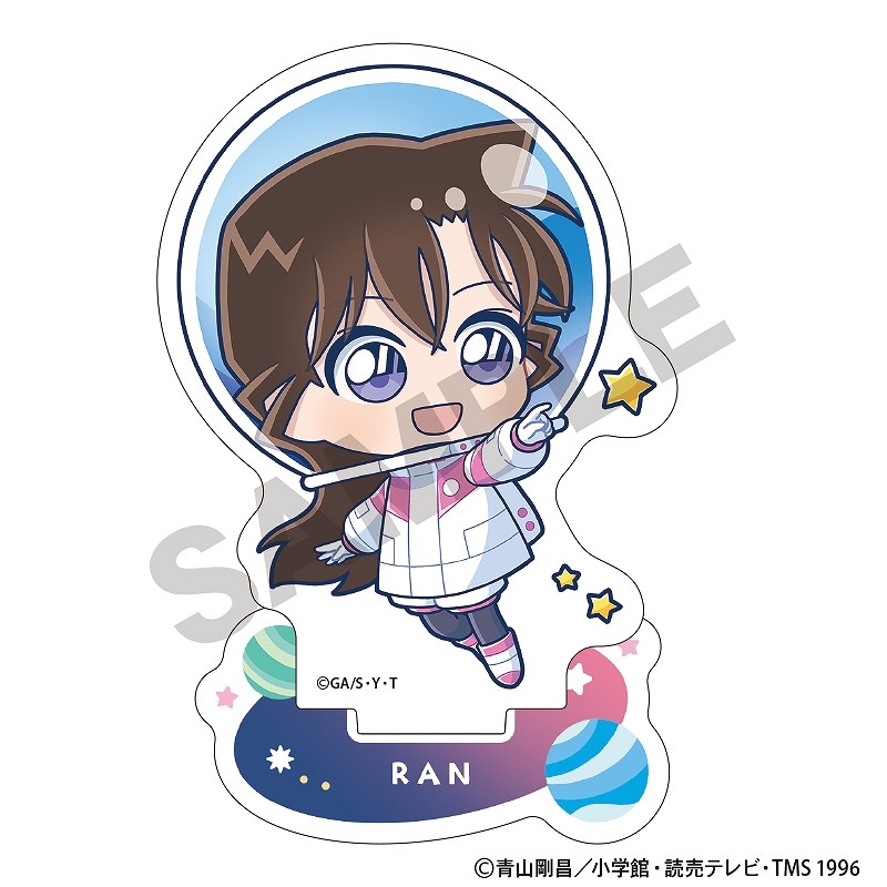 値下げ　コナン　毛利蘭　映画チャーム　缶バッジ　特典　ポストカード　ブロマイド 名探偵コナン 場面写トレーディングメタリックミニアクリルスタンド