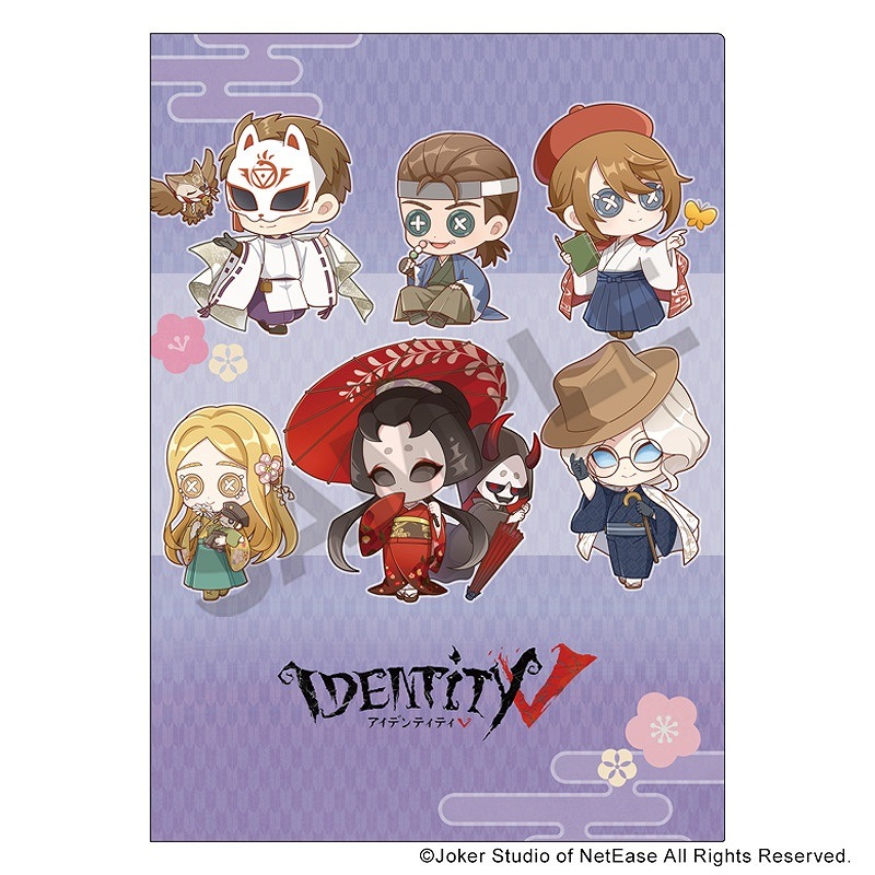 第五人格 2019年 冬コミ クリアファイル 五枚 予約商品9月下旬発送】Identity V 第五人格 シングルクリア