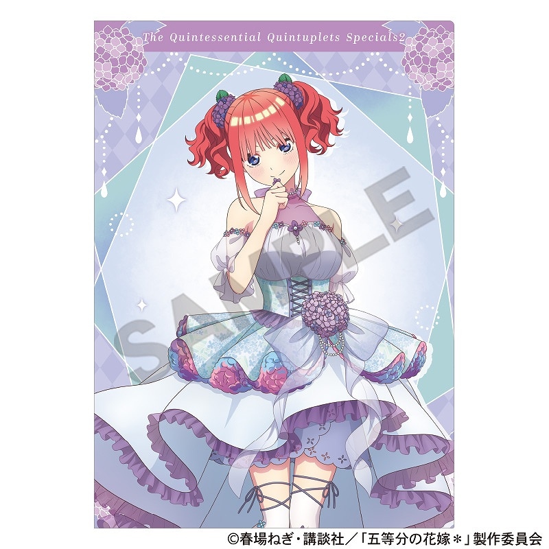 予約商品9月下旬発送】五等分の花嫁＊ シングルクリアファイル＿