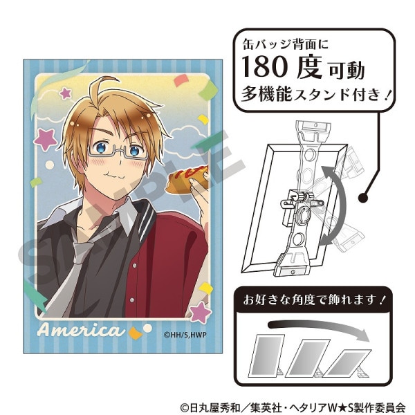 【新品未開封】ヘタリア きゃらふろる缶 きゃらふろる 缶バッジ |アニメ「ヘタリア World☆Stars」公式サイト