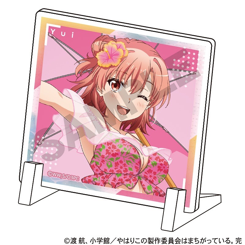 やはり俺の青春ラブコメはまちがっている。展 由比ヶ浜結衣　ほぼ等身大パネル やはり俺の青春ラブコメはまちがっている。完 ミニアクリルパネル＿