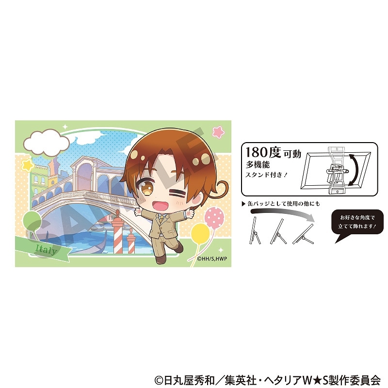 ヘタリア 缶バッジ アクスタ カード セット 予約商品10月下旬発送】ヘタリア World☆Stars アート缶バッジ_
