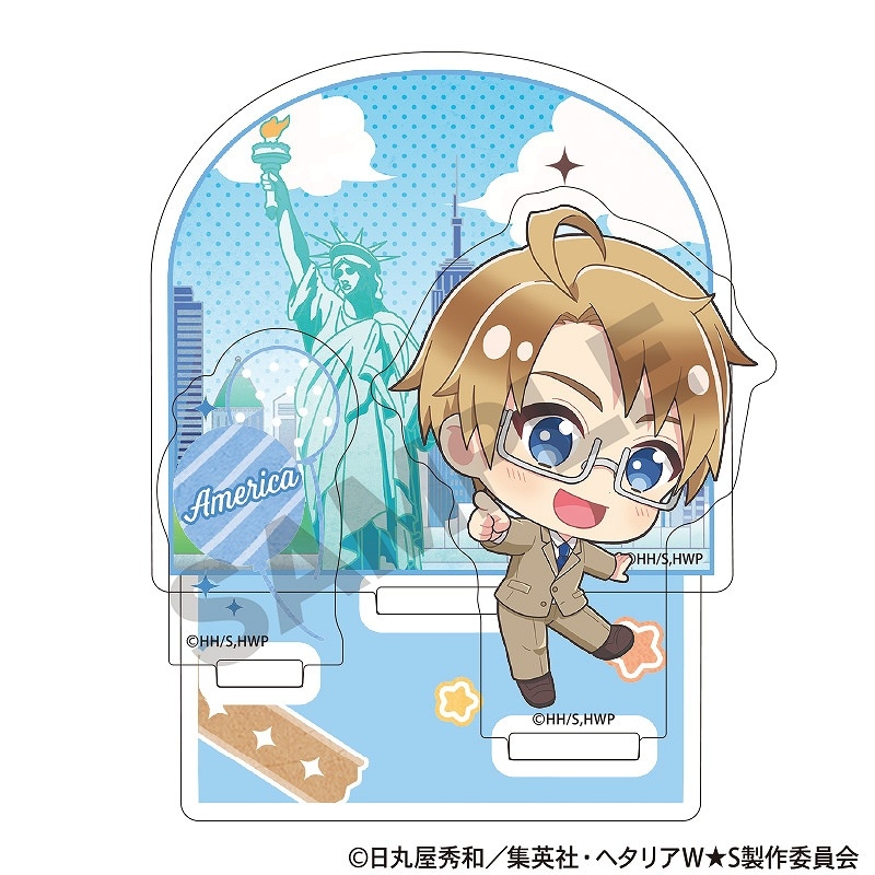 ヘタリア World☆Stars ジオラマアクリルスタンド＿アメリカ/ちまにわ