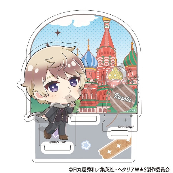 ヘタリア ロシア アクリルスタンド 缶バッジ アクリルキーホルダー 予約販売】ヘタリアWorld☆Stars アクリルキーホルダー 7.ロシア