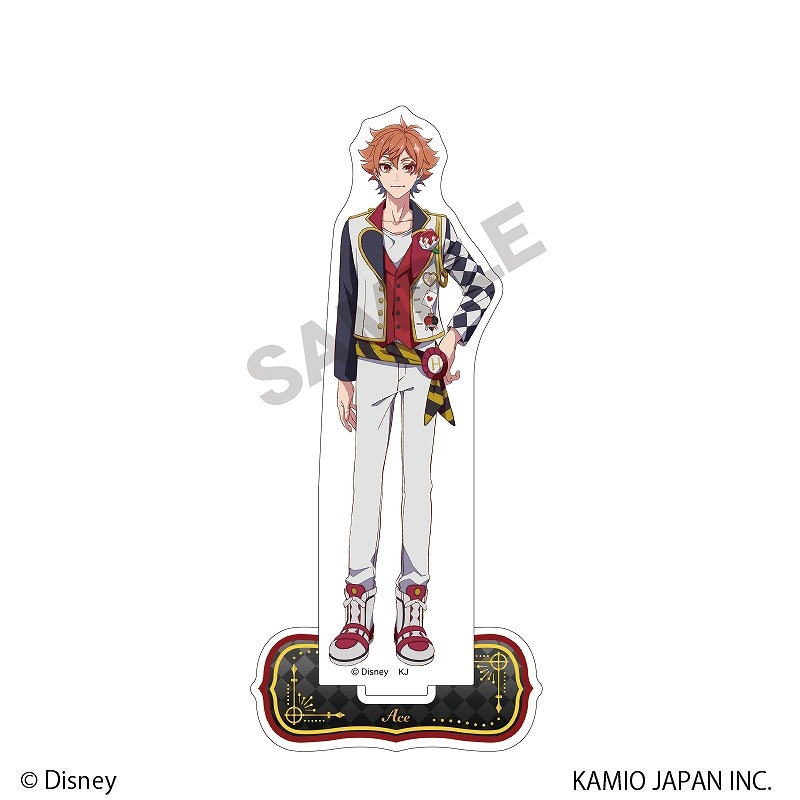 エース・トラッポラ アクスタ ツイステ ディズニー ツイステッドワンダーランド ザ アニメーション』 箔押し