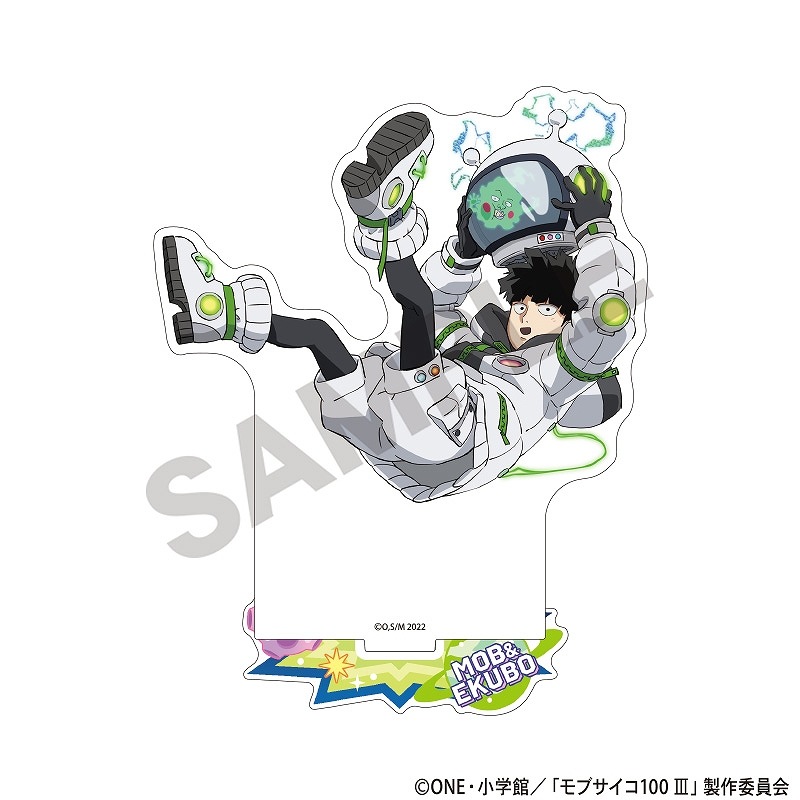 モブサイコ100 宇宙 特典ポストカード　 アクリルスタンド缶バッジ 影山茂夫 予約商品10月下旬発送】モブサイコ100 III アクリルスタンド＿