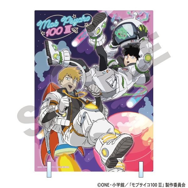 モブサイコ100　アクリルスタンド　宇宙服　惑星　アクリルキーホルダー 霊幻新隆 TVアニメ『モブサイコ100III』 アクリルスタンド 霊幻新隆 惑星
