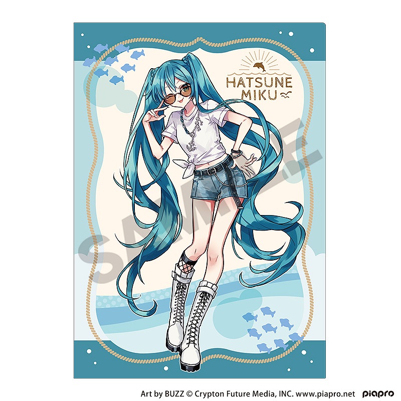 初音ミク クリアファイル 事後通販11月中旬より発送】ピアプロキャラクターズ シングル