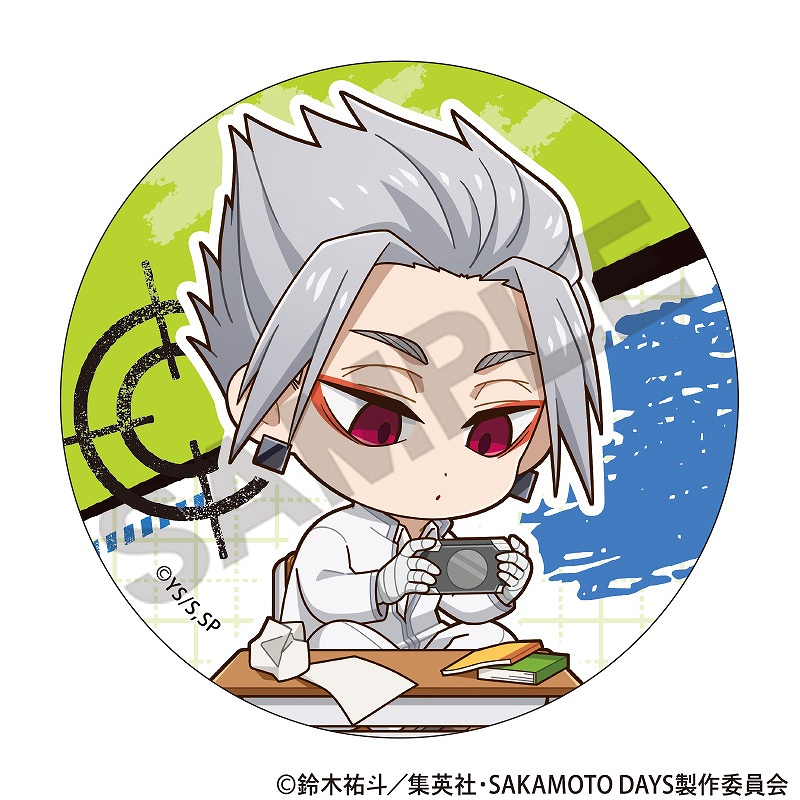 予約商品11月上旬発送】SAKAMOTO DAYS 缶バッジ＿楽/ぷちクラ