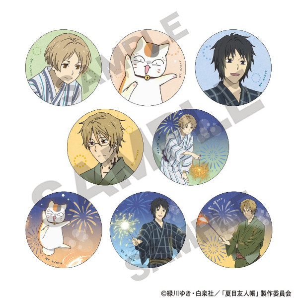 【レア】夏目友人帳　原画展　トレーディング　缶バッジ 夏目友人帳 大原画展 夏目貴志・夏目レイコ トレーディング缶