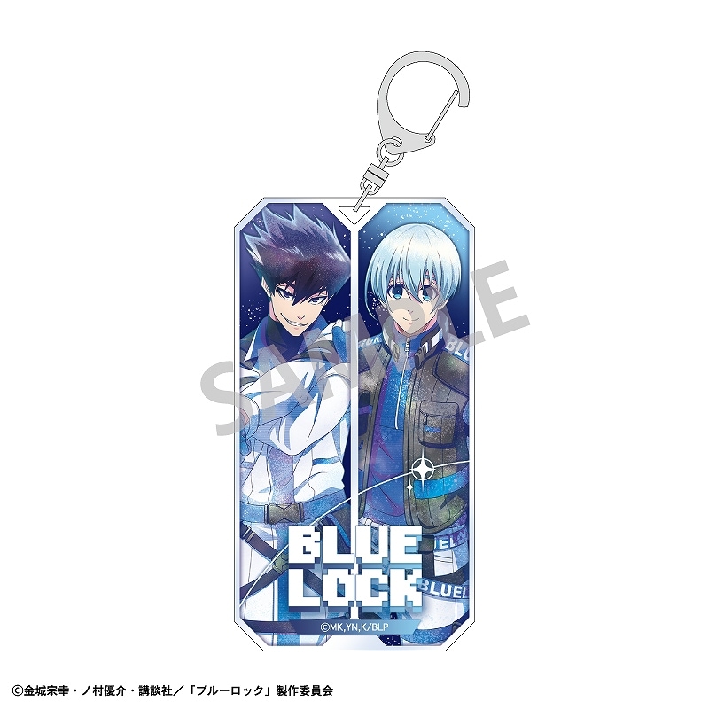 ブルーロック スリムキーホルダー＿烏 旅人＿氷織 羊／サイバーパンク