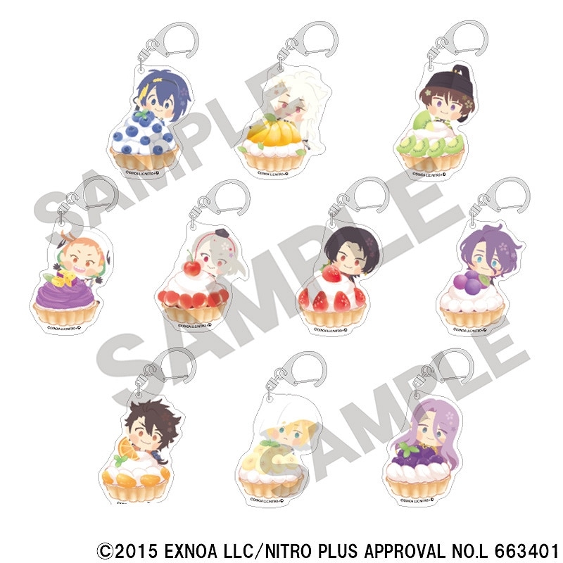 わんぱく！刀剣乱舞」フルーツタルトシリーズ トレーディングアクリル