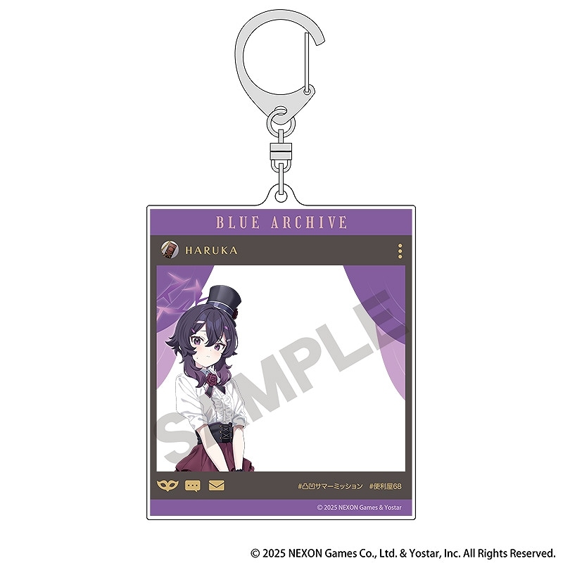 5月下旬より順次発送】ブルーアーカイブ SNS風アクリルキーホルダー＿