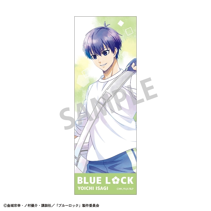 ナムコ限定　ブルーロック　ロングスクエア缶バッジ　ホログラム缶バッジ　潔世一 予約商品12月中旬発送】ブルーロック ロングスクエア缶バッジ＿