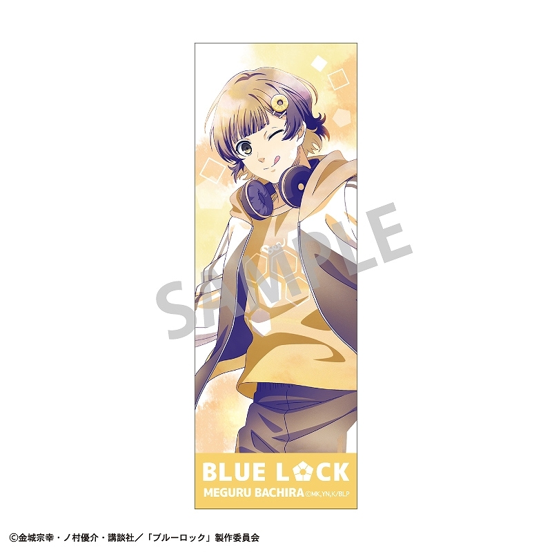 ブルーロック ホログラム ロングスクエア缶バッジ GIGO限定 蜂楽廻 予約商品12月中旬発送】ブルーロック ロングスクエア缶バッジ＿