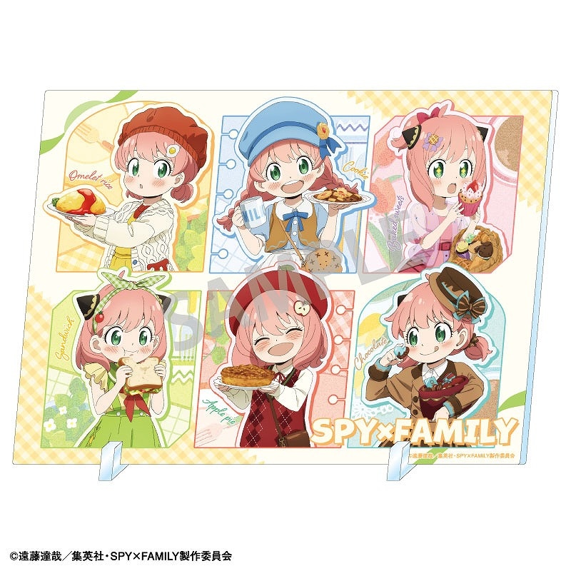 予約商品12月下旬発送】SPY×FAMILY アクリルパネル＿食べ物