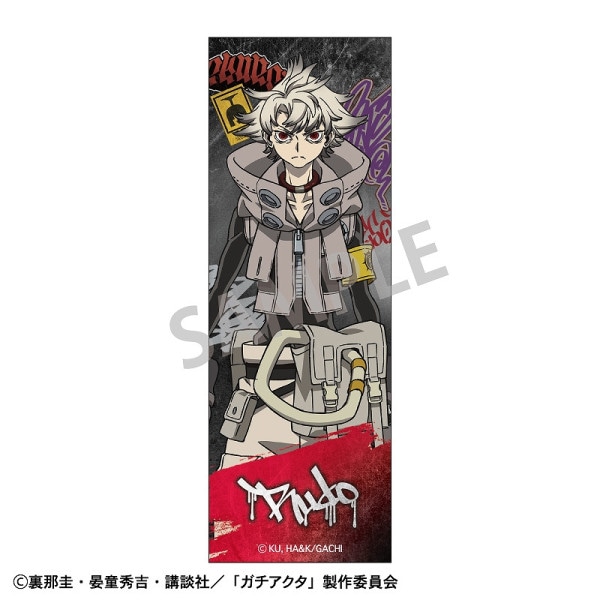 予約商品1月中旬発送】ガチアクタ ロングスクエア缶バッジ＿エンジン