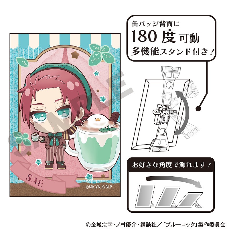 予約商品2月中旬発送】ブルーロック グリッターアート缶バッジ＿糸師